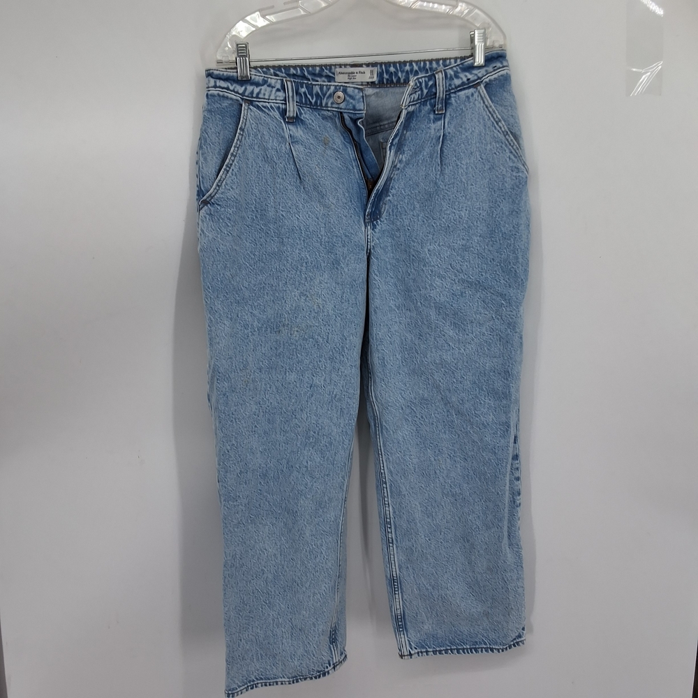 Abercrombie & Fitch Sz 31/12 High Rise Blue Jeans